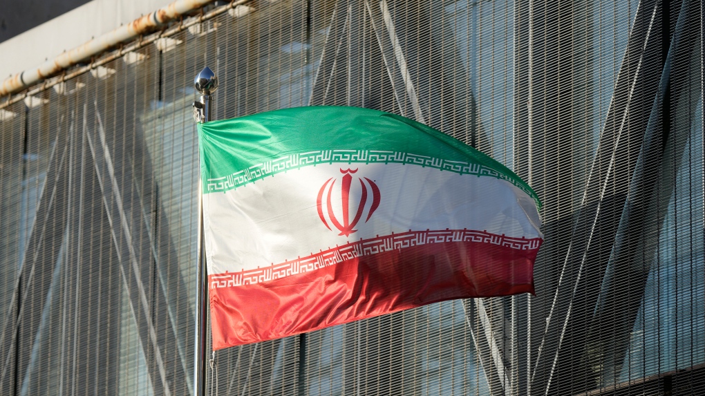 A national flag of Iran