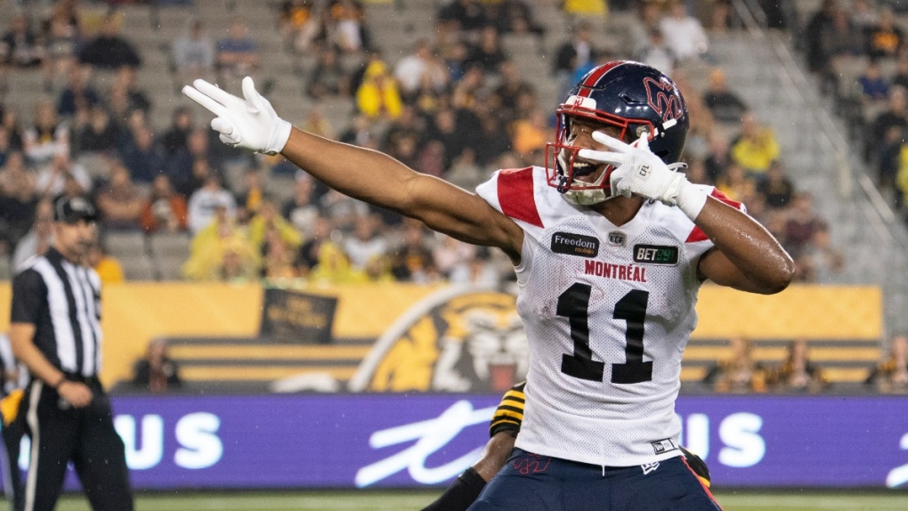 What time is the Tiger-Cats vs. Alouettes playoff game today