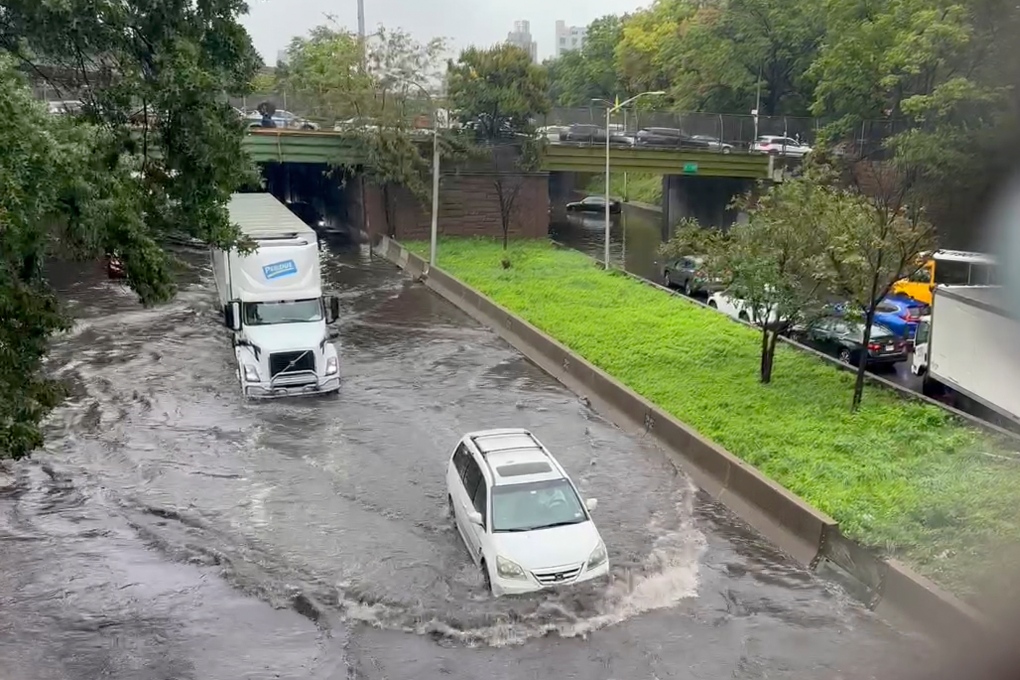 Heavy Rain Brings Flash Floods To New York | CTV News