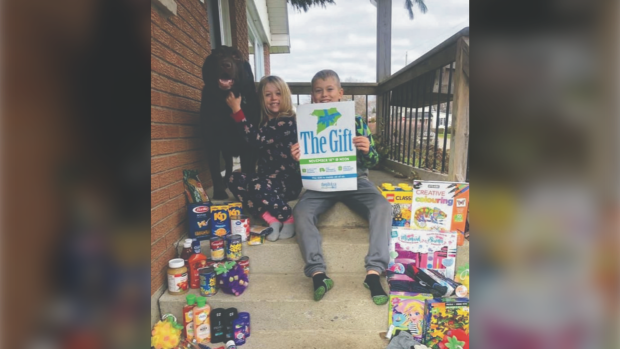 'The Gift CK' picked up donations from door steps in Chatham-Kent, Ont. on Saturday, Nov. 18, 2023. (Source: The Gift CK)