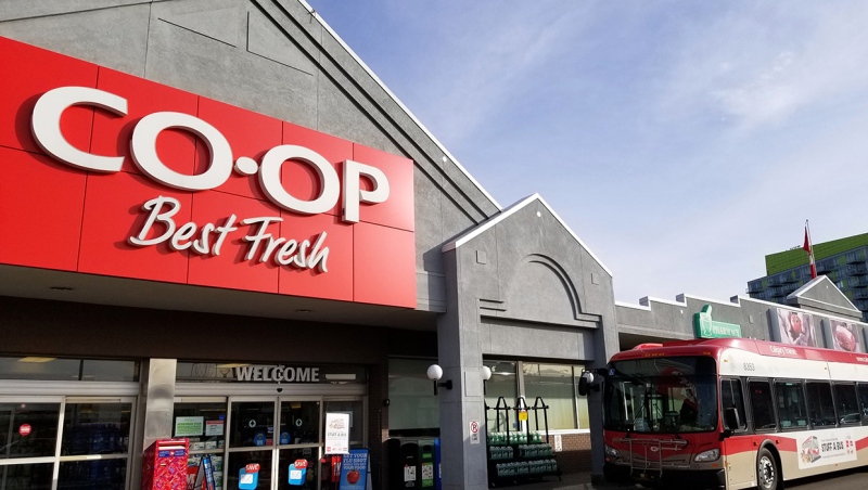 Calgary Food Bank's Stuff-a-Bus day takes place Saturday at Co-Ops across the city (Photo: X@CalgaryFoodBank)