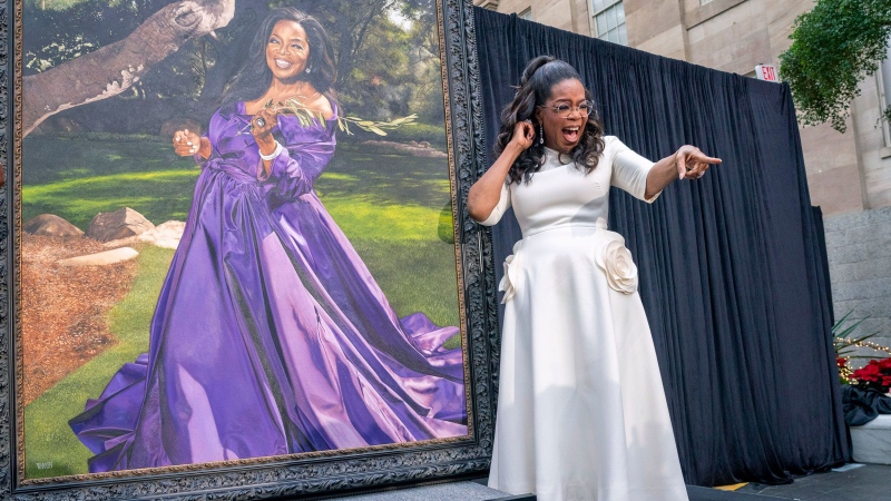 Painting honouring Oprah Winfrey unveiled at Smithsonian’s National Portrait Gallery