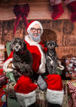 Pups on Santa's lap! (Melanie Brunet/CTV Viewer)