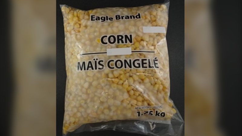 This frozen corn product has been recalled in Canada for possible salmonella contamination