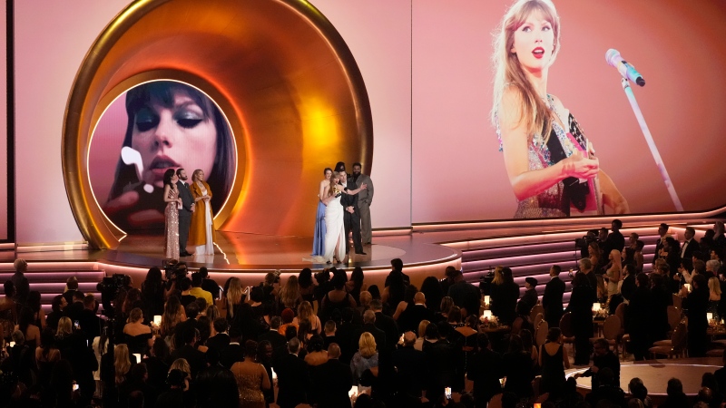 A Grammys snub? Fans speculate on Taylor Swift's lack of on-stage interaction with Celine Dion