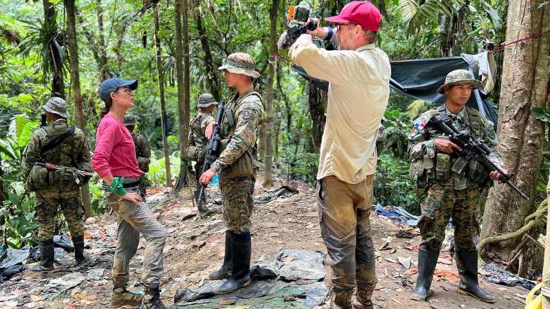 Avery Haines chronicles her and her W5 crew's perilous trek across the dangerous Darien Gap, which hundreds of thousands of migrants risk their lives crossing every year (CTV W5)