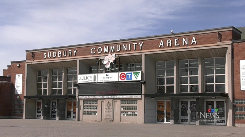Sudbury Community Arena downtown on Elgin Street will be replaced with a new $200 million facility. (File)