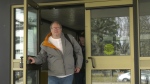 Michael Gordon Jackson leaves Regina's Court of King's Bench on April 12, 2024. (Gareth Dillistone / CTV News)