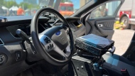 The interior of a Regina police cruiser can be seen in this file photo. (Hayatullah Amanat/CTV News)