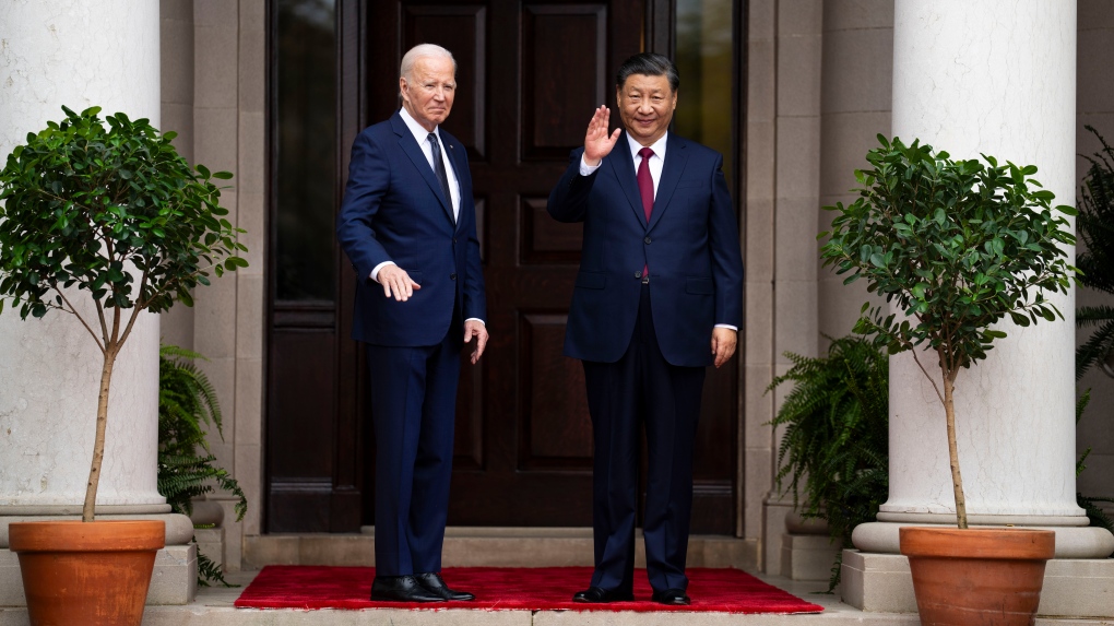 Joe Biden and Xi Jinping