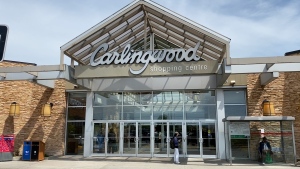 The entrance to Carlingwood Shopping Centre is seen in this June 4, 2024 image. (Leah Larocque/CTV News Ottawa)