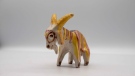 This circa 1960s pottery goat was made by King Charles. (Hansons / Nathan Fitzsimmons)