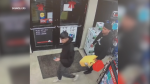 Two men are seeing buying gas at Petro Canada at 351 Allard Way SW. (Credit: Edmonton Police Service)