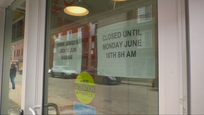 The Maison Benoit Labre in St-Henri has temporarily closed because it doesn't have enough staff. (CTV News)
