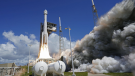Boeing's Starliner capsule atop an Atlas V rocket lifts off from Space Launch Complex 41 at the Cape Canaveral Space Force Station on a mission to the International Space Station, Wednesday, June 5, 2024, in Cape Canaveral, Fla. (AP Photo/John Raoux)