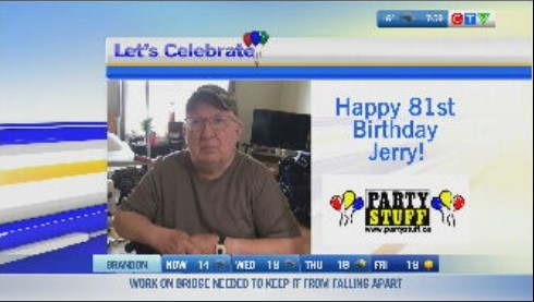Let's Celebrate for June 4th Happy 81st Jerry! 