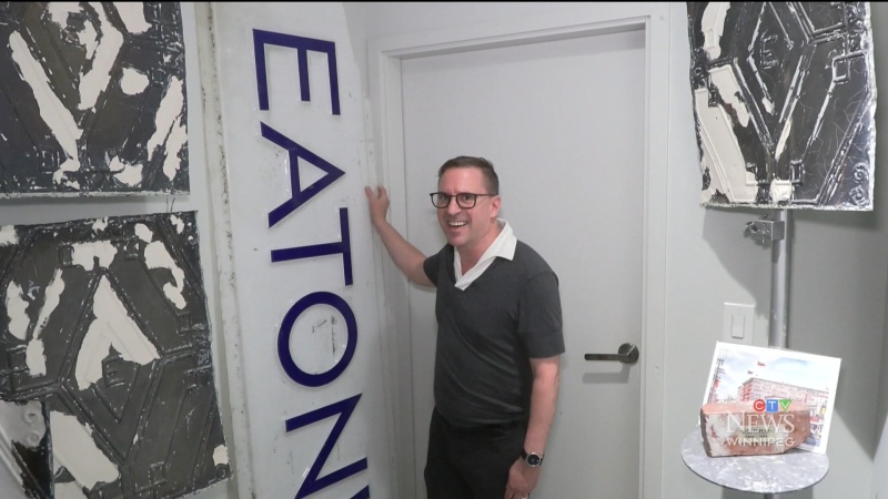Winnipegger buys Eaton's sign
