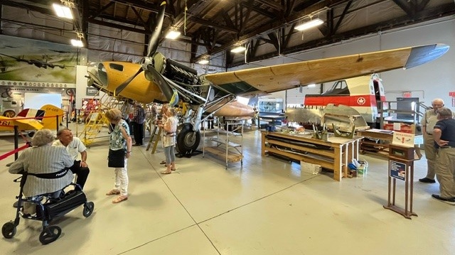 A Windsor Mosquito Bomber symposium took place at the Canadian Aviation Museum in Windsor on June 6, 2024. (Chris Campbell/CTV News Windsor) 