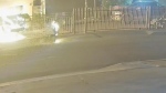 Arsonist caught in the act on video
