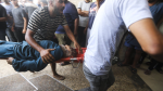 Palestinians wounded in the Israeli bombardment of the Gaza Strip arrive at al-Aqsa Hospital in Deir al-Balah, central Gaza Strip, Saturday, June 8, 2024. (AP Photo/Ismael Abu Dayyah)