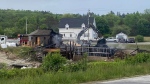 Bangor Sawmill Museum in Digby County destroyed by fire early Saturday. (Courtesy: Facebook/Félix D Comeau)