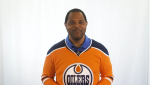 Dallas mayor Eric L. Johnson paid off his bet with Edmonton mayor Amarjeet Sohi Friday, donning an Oilers jersey and posting a short pep talk for the team after Edmonton defeated Dallas in the Western Conference finals.