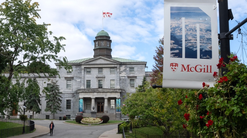 McGill University is shown in Montreal on Oct. 13, 2023. (Ryan Remiorz / The Canadian Press)