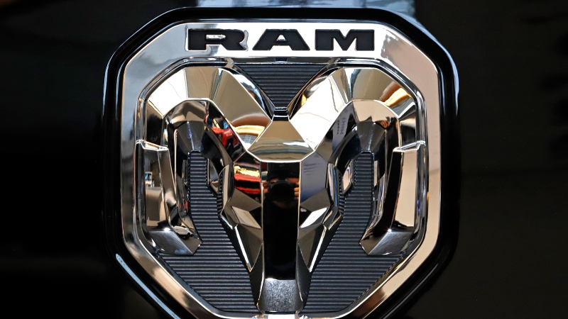 Ram truck logo pictured in this 2020 file photo.  (AP Photo/Gene J. Puskar, File)