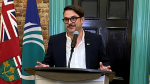 Mathieu Grondin was introduced as Ottawa's new nightlife commissioner on Tuesday. Grondin was born and raised in Montreal and was the founder of MTL 24/24. (Leah Larocque/CTV News Ottawa) 