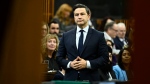 Conservative Leader Pierre Poilievre rises during Question Period in the House of Commons on Parliament Hill in Ottawa on Wednesday, June 5, 2024. THE CANADIAN PRESS/Justin Tang