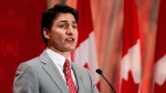 Justin Trudeau speaks in Ottawa, on Monday, June 10, 2024. THE CANADIAN PRESS/Spencer Colby