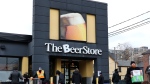 A Beer Store in downtown Toronto is seen on April 16, 2020. THE CANADIAN PRESS/Colin Perkel