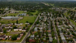 An aerial image of Edmonton's Royal Garden neighborhood taken on June 12, 2024. (Cam Wiebe / CTV News Edmonton) 