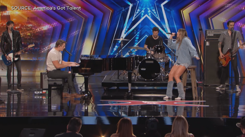 The Reklaws preforming on America's Got Talent, which aired on June 11, 2024.