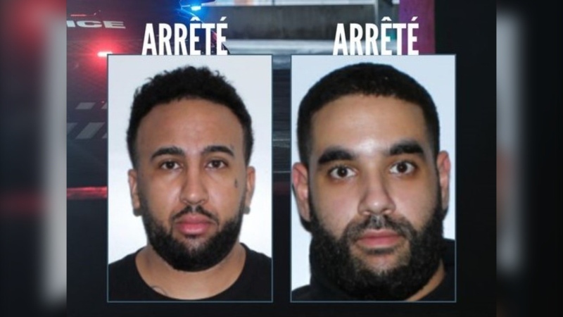 From left: Ayoub Kourdal, 36, and Imad Jbara, 33, were arrested by Laval police in connection with the data breach at Desjardins in 2019. (Source: Laval police)