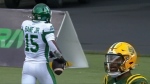 WATCH: Following the Riders’ win in Edmonton, all the talk was on Shane Bane Jr. and his three touchdowns. Brit Dort reports.