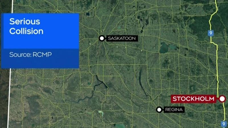 WATCH: Saskatchewan RCMP responded to a highway co