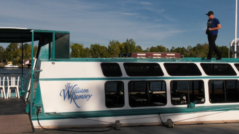 The owners of the William Ramsey tour boat say they will not be able to sail this summer due to the dock they use behind Science North being decommissioned for repair. 