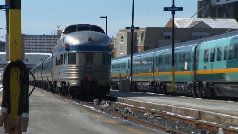 The Ocean passenger train at VIA Rail’s Halifax station is pictured in this file photo. (Source: CTV News Atlantic)
