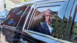 Former U.S. President Donald Trump arrives to the Capitol Hill Club, Thursday, June 13, 2024, in Washington. (Jacquelyn Martin / AP Photo)