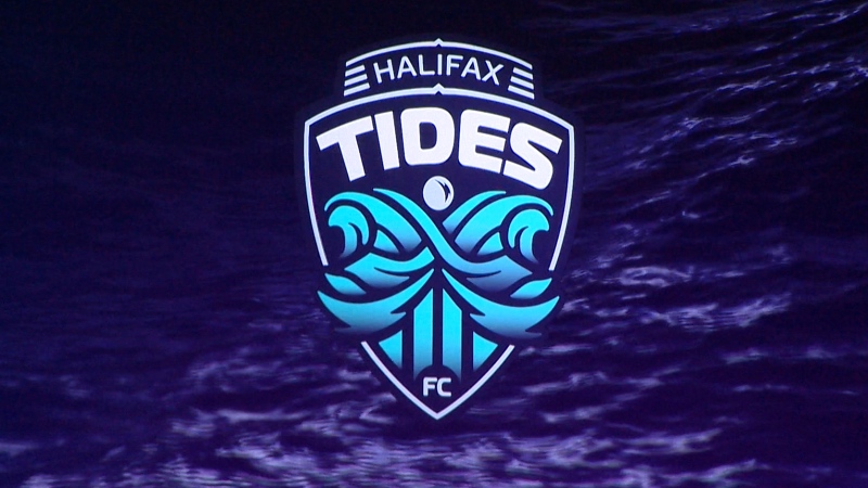 The Halifax Tides FC's logo is seen in this image. 