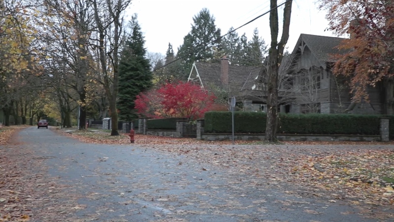 Vancouver's Shaughnessy neighbourhood is seen in this undated image. 