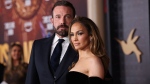 Ben Affleck and Jennifer Lopez at the premiere for 'This Is Me... Now: A Love Story' in February. (Mario Anzuoni/Reuters via CNN Newsource)