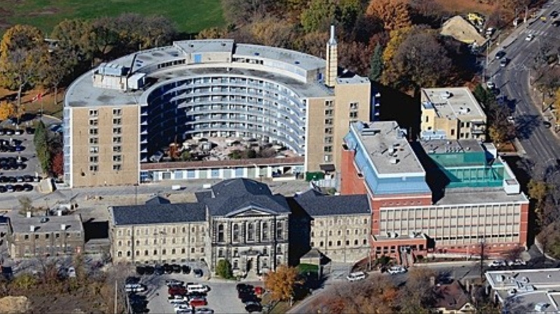 A November 2009 aerial view of the Don Jail. (Tom Podolec / CTV Toronto)
