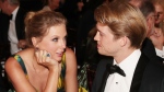 Taylor Swift and Joe Alwyn are seen here at the 2020 Golden Globe Awards in Beverly Hills. (Christopher Polk/NBC/Getty Images via CNN Newsource)