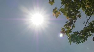 The sun is seen shining without a cloud in the sky on June 19, 2024. (Source: Carl Pomeroy/CTV News Atlantic)