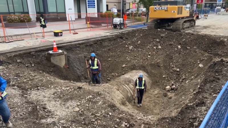 Calgary city workers are working at five locations along a feeder main to fix a number of issues and restore water services to residents.