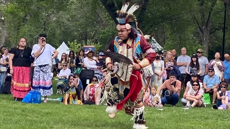 National Indigenous People's Day festivities were held throughout Regina, including Victoria Park. (Gareth Dillistone / CTV News) 