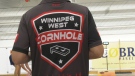 2024 marked the first year of the Manitoba provincial championships for cornhole. June 22, 2024. (Alexandra Holyk/CTV News Winnipeg)