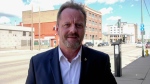 Mayoral candidate Cary Tarasoff is taking the City of Saskatoon to court over the proposed zoning requirements of the housing accelerator fund. (Keenan Sorokan / CTV News)